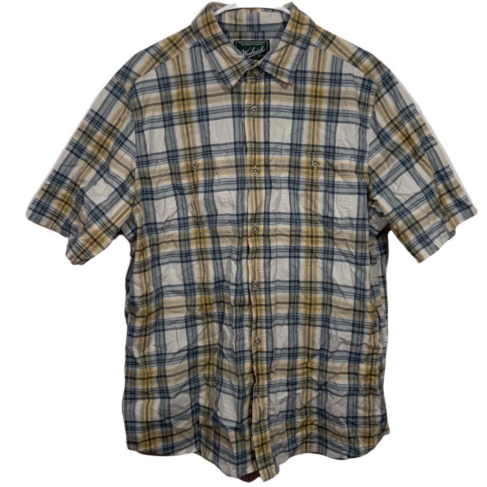 NWT Woolrich Casual Button Up Short Sleeve Shirt